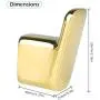Bathroom Towel Hooks 2 Pack Stainless Steel Robe Clothes and Towel Hooks, Heavy Duty Towel Hooks for Bathroom & Kitchen, Modern Style (Gold, 2 Packs)