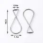 [100Pack] Ceiling Hook Clips，T-Bar Squeeze Hangers Clips Drop Ceiling Clips for Office, Classroom, Home and Wedding Decoration