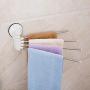 Elaco Stainless Steel Towel Rack Rotating Clothes Hanger Bathroom Kitchen Wall Hanging Towel Rack