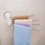 Elaco Stainless Steel Towel Rack Rotating Clothes Hanger Bathroom Kitchen Wall Hanging Towel Rack