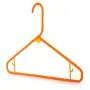 HANGERWORLD 10 Orange 16inch Plastic All Purpose Coat Clothes Garment Pant Skirt Bar Hangers Loop Hooks HANGERWORLD 10 Orange 16inch Plastic All Purpose Coat Clothes Garment Pant Skirt Bar Hangers Loop Hooks