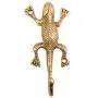 Indianshelf Handmade 1 Artistic Vintage Golden Aluminum Lizard Clothes Hooks Hangers/Coat Hooks Wall Mounted Indianshelf Handmade 1 Artistic Vintage Golden Aluminum Lizard Clothes Hooks Hangers/Coat Hooks Wall Mounted