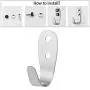 Luckycivia 12 Pack Ironing Board Wall Holder Wall Hanger Wall Mount Wall Rack - No Ironing Board