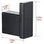RANDOM Matte Black Towel Robe Hooks Bathroom Hardware Accessories Coat Hook 304 Stainless Steel Clothes Hook for Bath Kitchen Contemporary Hotel Style Wall Mounted 2 Pack. RANDOM Matte Black Towel Robe Hooks Bathroom Hardware Accessories Coat Hook 304 Stainless Steel Clothes Hook for Bath Kitchen Contemporary Hotel Style Wall Mounted 2 Pack.