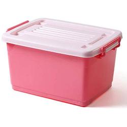 zhongleiss Storage Boxes Plastic Storage Boxes Home Boxes with lid 120L Length 63 Width 45 Height 36.5cm Powder