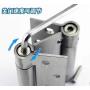 Aexit Screws Mounted Clothes Hangers Silver Tone Stainless Steel Double Door Butt Hinge Childrens Clothes Hangers 126mm Length