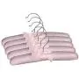 KIPB 5pcs Practical Sponge Padded Satin Hangers Clothes Racks Clothes Hangers Garment Hanger Clothes Hanger