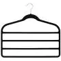 High-tech type 2pcs Pants Hangers Velvet Multi Function Clothes Hanger for Cloth Pants Belt Tie Scarf Closet Organizer,Black High-tech type 2pcs Pants Hangers Velvet Multi Function Clothes Hanger for Cloth Pants Belt Tie Scarf Closet Organizer,Black