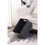 Minoisome Collapsible Storage Bins Foldable Felt Fabric Storage Basket Organizer Boxes Containers with Handles Metal Handles for Nursery Toys,Kids Room,Clothes
