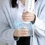ZZYJYALG Hanging Ironing Machine Plastic Metal Portable Hand-held Transparent Water Tank Clothes High Temperature Cotton Cloth Ironing Curtains Household Sheets Dormitory Travel (White)