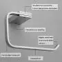 ThinkTop Luxury Solid Brass Toilet Paper Holder Roll Hanger,Chrome Finished Mirror Polished Square Design Wall Mounted Bathroom Accessories