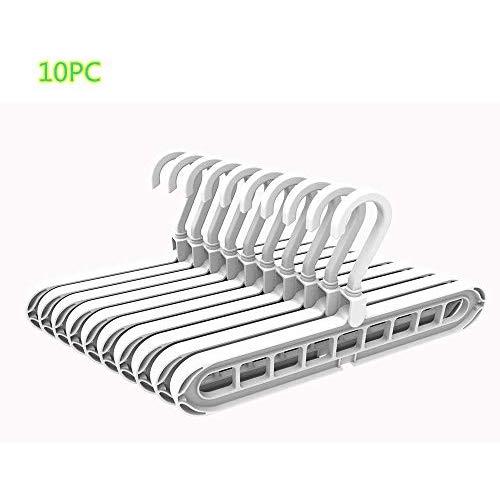 fly the sky 10PC Magic Hangers Closet Space Saving Hangers Multi Hangers Cascading Hangers Multifunctional Hangers Space Saver Hangers