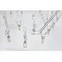 Two Layers Thick Stainless Steel Clothes Drying Rack Hanger Laundry Clothesline Hanging Rack Metal Clothespins with 20 Wire Clips for Socks Towels Underwear (Rectangle)