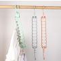 HJYPYJ Magic Hanger,PP No Trace Folding Hanger,Durable Organizer Space-Saving Hanger,Bearing 1.5Kg Durable/Green / 2 pcs