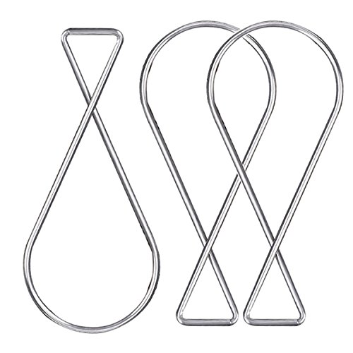 Maosifang 4 Inch Large Ceiling Hooks Clips Hangers T-bar Squeeze Clips Hangers for Office,Classroom and Home Decorations,20 Pack