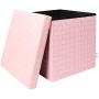B FSOBEIIALEO Storage Ottoman, Faux Leather Footrest Stool, Storage Boxes Cube Toy Chest, 15 B FSOBEIIALEO Storage Ottoman, Faux Leather Footrest Stool, Storage Boxes Cube Toy Chest, 15