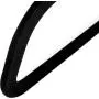 Moralty 100 PCS Non Slip Velvet Clothes Suit/Shirt/Pants Hangers Black Moralty 100 PCS Non Slip Velvet Clothes Suit/Shirt/Pants Hangers Black