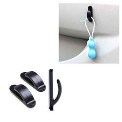 Xuanhemen 1 Pair Car Truck Plastic Bag Key Hook Purse Holder Organizer Auto Bearing 200g Adhesive Interior Clip Hanger