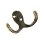 WAFamily Wall Mounted Coat Hook Double Prong Robe Hook Rustic Hooks Retro Cloth Hanger Screws for Bath Kitchen Garage Single Coat Hanger Bronze Color (6.7x4.2cm, 2 Pieces) WAFamily Wall Mounted Coat Hook Double Prong Robe Hook Rustic Hooks Retro Cloth Hanger Screws for Bath Kitchen Garage Single Coat Hanger Bronze Color (6.7x4.2cm, 2 Pieces)