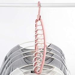 EvaroFly Multipurpose Magic Folding Hanger, Save Space Storage Clothes Hanger, Household Travel Camping -White 3 Pcs