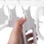 Portable Collapsible Rotating Anti-skid Drying Rack Plastic Cloth Hanger Support
