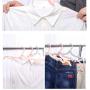 10pcs Random Color Traveling Clothes Hangers Multi-Function Portable Outdoor Plastic Folding Baby Hanger for Clothes Drying in Clothes Organizer