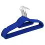 10pcs Random Color Non-Slip Ultra-Thin 360 Degree Swivel Flocked Adult Clothes Hangers with Tie Bar, Notched Shoulders Decoration 10pcs Random Color Non-Slip Ultra-Thin 360 Degree Swivel Flocked Adult Clothes Hangers with Tie Bar, Notched Shoulders Decoration