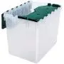 Akro-Mils 66497CLDGN 21-1/2 x 15 x 17" Semi Clear 18 gallon Plastic Storage Keep Boxes with Attached Lid Akro-Mils 66497CLDGN 21-1/2 x 15 x 17" Semi Clear 18 gallon Plastic Storage Keep Boxes with Attached Lid