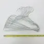Koobay 12&quot NON SLIP silver Aluminium Children Top girls/boys Clothes Hangers for Closet Organization W Notches Satin Matt (10)
