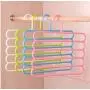 5pcs Random Color 5 Layers Multifunctional Clothes Hangers Pants, Trousers Storage Hangers, Cloth Rack Multilayer Storage Cloth Hanger 5pcs Random Color 5 Layers Multifunctional Clothes Hangers Pants, Trousers Storage Hangers, Cloth Rack Multilayer Storage Cloth Hanger