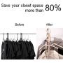 SURPRIZON Metal Magic Hangers Space Saving Clothes Hangers Organizer Smart Closet Space Saver with Sturdy Stainless Steel for Heavy Clothes (13 Pack)