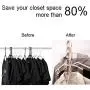 SURPRIZON Metal Magic Hangers Space Saving Clothes Hangers Organizer Smart Closet Space Saver with Sturdy Stainless Steel for Heavy Clothes (13 Pack)