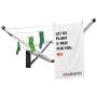 Brabantia Wallfix Wall-Mounted Rotary Dryer -78 ft, 375842