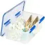 IRIS USA, Inc. Ziploc WeatherShield 16 Quart Storage Box, Clear, 3 Pack