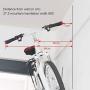 Newood Storage Vanity Mirror, Bike Pedal Wall Mount Bike Hanger Owl Shape Bicycle Bike Wall Mount Hanger
