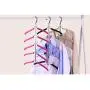 Clothes Racks Multi-Layer Clothes Hangers Anti-Slip Save Space Metal Iron Paint Hangers 5 in 1 Closet Storage Organizer for Clothes Pants Hanging, Standard Hangers Clothes Racks Multi-Layer Clothes Hangers Anti-Slip Save Space Metal Iron Paint Hangers 5 in 1 Closet Storage Organizer for Clothes Pants Hanging, Standard Hangers