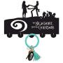 The Nightmare Before Christmas Key Hooks Wall Hooks Heavy Duty 11LB(Max) Wall Décor Wood Coat Hooks Key Holder Key Hanger for Wall Entryway and Kitchen N2