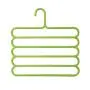 Unitedheart Unique 5 Layers Racks Multifunctional Scarf Tie Wardrobe Hanger Rack Skid Trousers Hanger Clothes Hanger Pressure Gauge