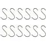 S Hooks 3'' Heavy-Duty Stainless Steel Kitchen Hooks for Hanging Pans Pots Bags Towels Clothing (12 Pack) S Hooks 3'' Heavy-Duty Stainless Steel Kitchen Hooks for Hanging Pans Pots Bags Towels Clothing (12 Pack)