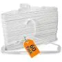1InTheHome White Children Hangers Plastic, Strong Baby Hangers Plastic, Kids Cloth Hangers (60 Pack) 1InTheHome White Children Hangers Plastic, Strong Baby Hangers Plastic, Kids Cloth Hangers (60 Pack)