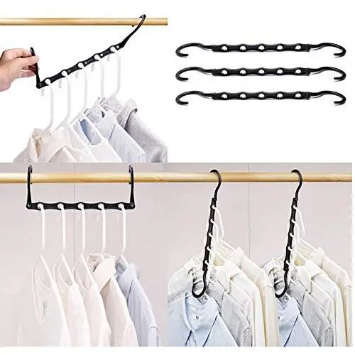 10pcs Clothes Magic Hanger Travel Folding Convenient Storage Support Home Bedroom Kitchen Storage Holder Plastic Clothes Hanger 10pcs Clothes Magic Hanger Travel Folding Convenient Storage Support Home Bedroom Kitchen Storage Holder Plastic Clothes Hanger