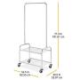 Whitmor Commercial Laundry Butler, Chrome