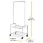 Whitmor Commercial Laundry Butler, Chrome Whitmor Commercial Laundry Butler, Chrome