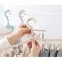 HJYPYJ Magic Hanger,Household PP Multi-Clip Folding Hanger,Durable Space-Saving Organizer Hangers, Not Easily Deformed/Beige / 20 pcs HJYPYJ Magic Hanger,Household PP Multi-Clip Folding Hanger,Durable Space-Saving Organizer Hangers, Not Easily Deformed/Beige / 20 pcs