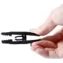 Jetec 30 Pieces Velvet Hangers Clips Flocked Clothes Hanger Velvet Finger Grip Clips, Black Jetec 30 Pieces Velvet Hangers Clips Flocked Clothes Hanger Velvet Finger Grip Clips, Black