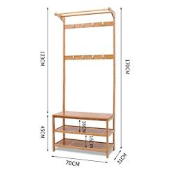 DQMSB Coat Rack - Home Shoe Bench Living Room Clothes Rack, Hanger Coat Racks (Size : 70cm)