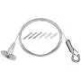 OTTFF 3.2 ft Suspension Cable Wire Rope Adjustable Length with Latch Hook Hanging Disc for LED Panel Light Billboards DIY Hanger Hardware Mounting Clamp Max 11 IB OTTFF 3.2 ft Suspension Cable Wire Rope Adjustable Length with Latch Hook Hanging Disc for LED Panel Light Billboards DIY Hanger Hardware Mounting Clamp Max 11 IB