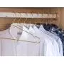 Nature Smile 45CM Mens Heavy Duty Metal Hangers, Space Saving Wire Hangers, Metal Clothes Hangers, Coat Hanger, Standard Suit Hangers Ideal for Everyday Use, 10 Pack, Gold Nature Smile 45CM Mens Heavy Duty Metal Hangers, Space Saving Wire Hangers, Metal Clothes Hangers, Coat Hanger, Standard Suit Hangers Ideal for Everyday Use, 10 Pack, Gold
