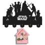 Star Wars Wall Hanger Wall Holder Decorative Clothes Hooks Creative Star Wars Wall Art Hooks for Clothing Bag Key Unique Indoor Decoration