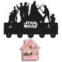 Star Wars Wall Hanger Wall Holder Decorative Clothes Hooks Creative Star Wars Wall Art Hooks for Clothing Bag Key Unique Indoor Decoration